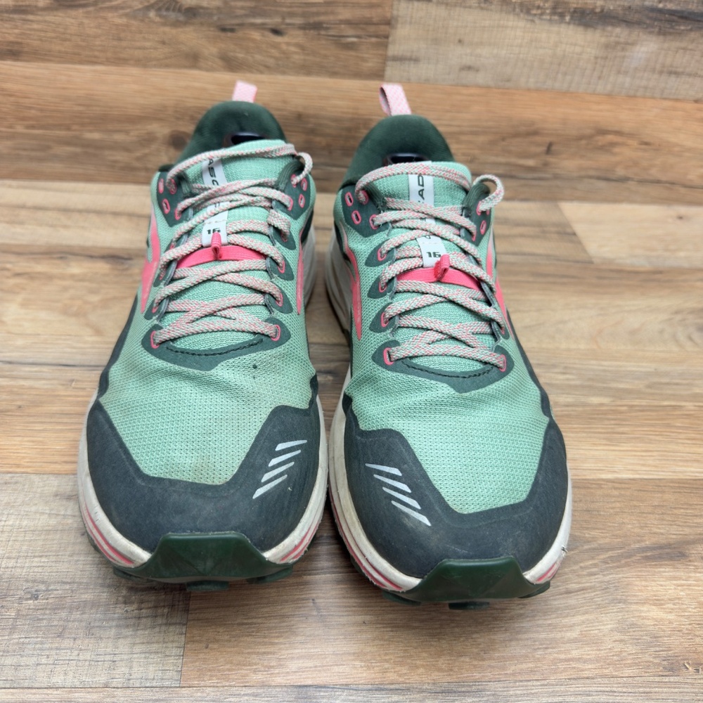 Brooks Cascadia 16 Women’s Size 11 Basil Coral Trail Running Shoes 1203631B394 - Picture 3 of 9